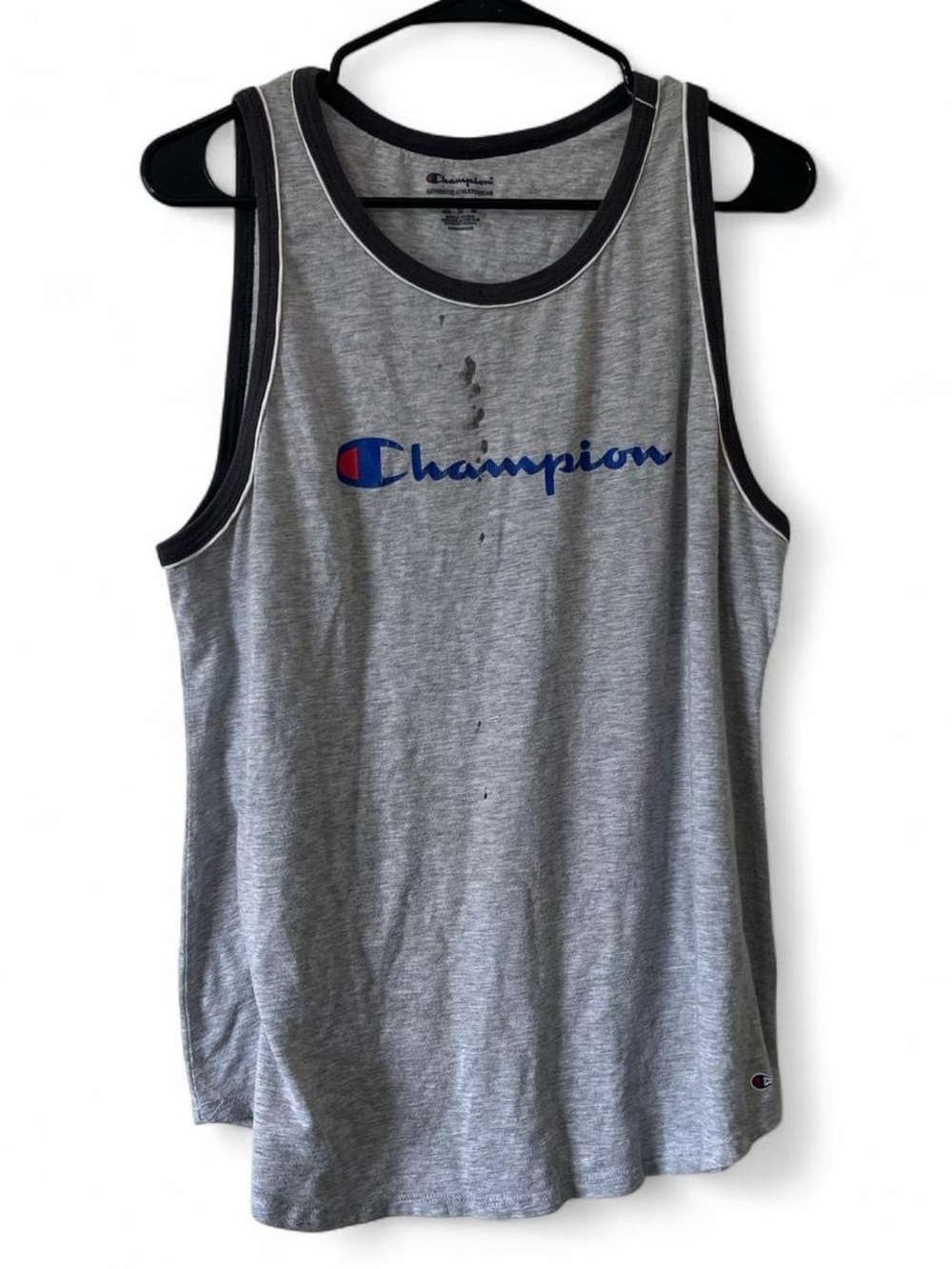 Athletic Cotton Knit Sleeveless Muscle Tee Ringer Tank Top Adult Unisex Large